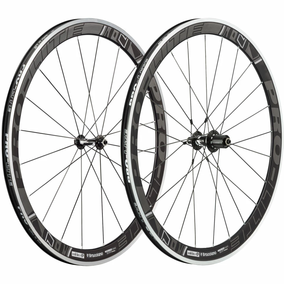 Paire De Roues Pro Lite Bracciano Dark Label A42W Aero