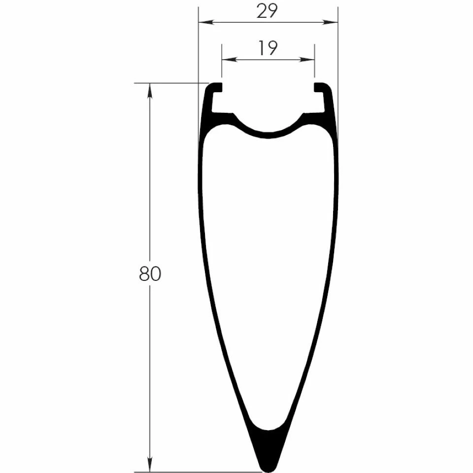 Paire De Roues De Route Reynolds Aero 80 Black Label (carbone) - Image 3